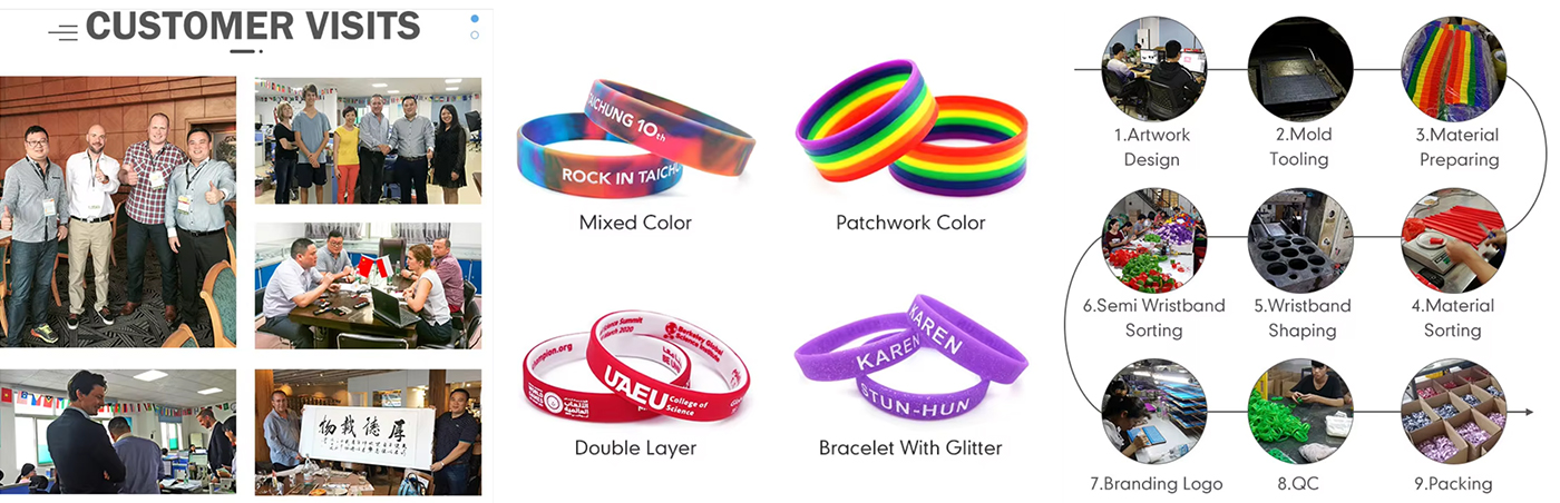 Cheap Plain Silicone Wristbands Elastic Embossed Rubber Bracelets Wrist Band Silicone Wristbands With Logo Custom