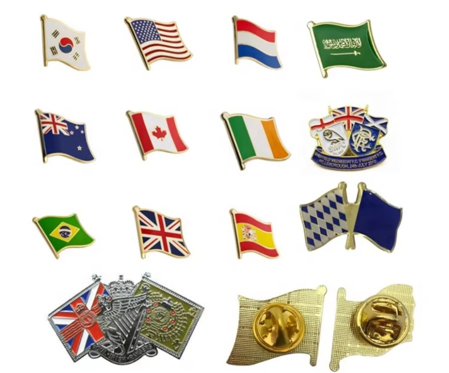 Custom Pin Maker Logo Manufacturer Medical Button Hard Badge Anime Brooch Hijab Metal Lapel Enamel Pins for Hats