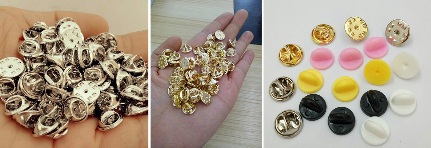 Factory Supply in Large Stock Cheap Brass Gold butterfly Clutch and Pin