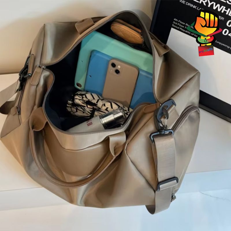 Large Capacity Dry Wet Separation Fitness Bag Waterproof Oxford Cloth Zipper Closure Portable Travel Bag