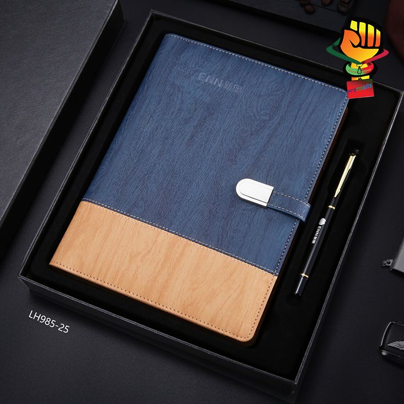 Mobile Power Notebook with LED Lights Customized LOGO Wireless Charging Notepad A5 Charging Bank Loose-leaf Notebook