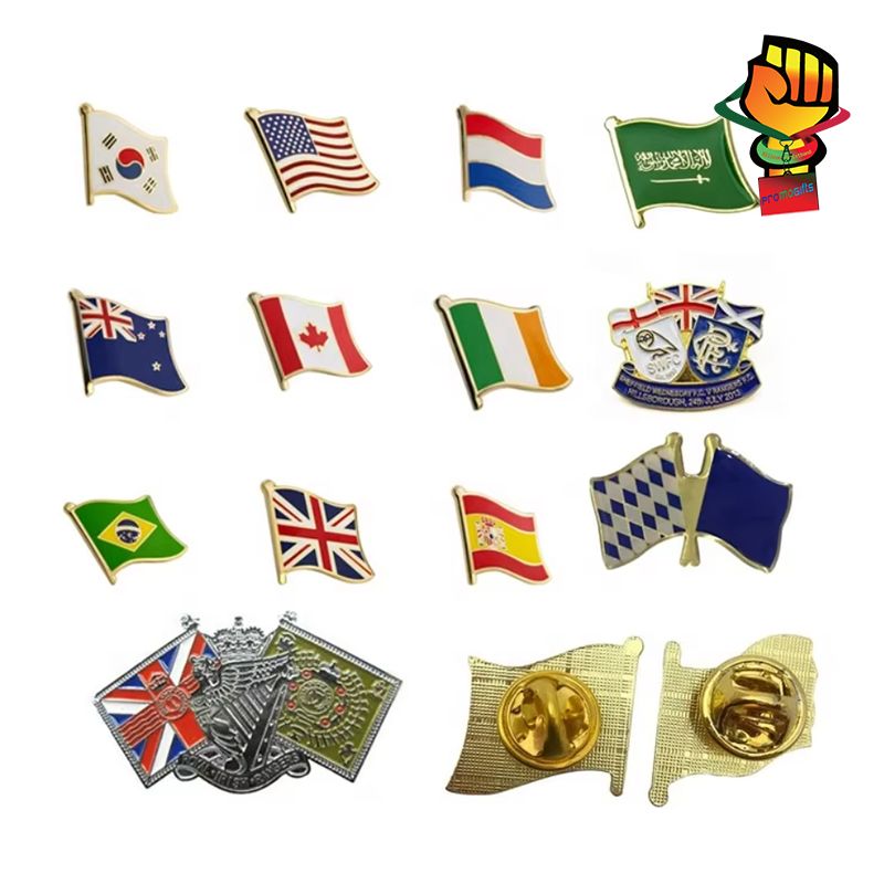 Custom Pin Maker Logo Manufacturer Medical Button Hard Badge Anime Brooch Hijab Metal Lapel Enamel Pins for Hats