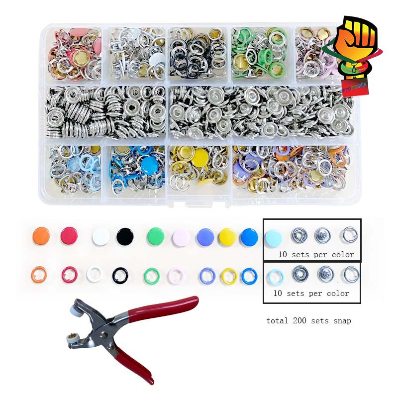 Sale Copper Color Painting Leather Snaps With Hand Pressing Mold Five-Claw Buckle for Clothes