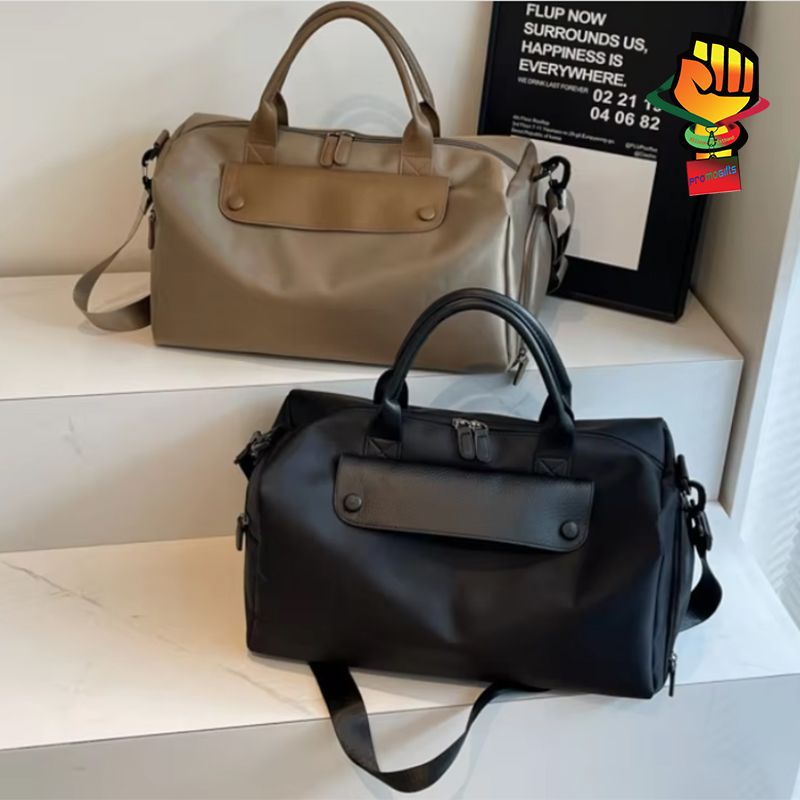 Large Capacity Dry Wet Separation Fitness Bag Waterproof Oxford Cloth Zipper Closure Portable Travel Bag