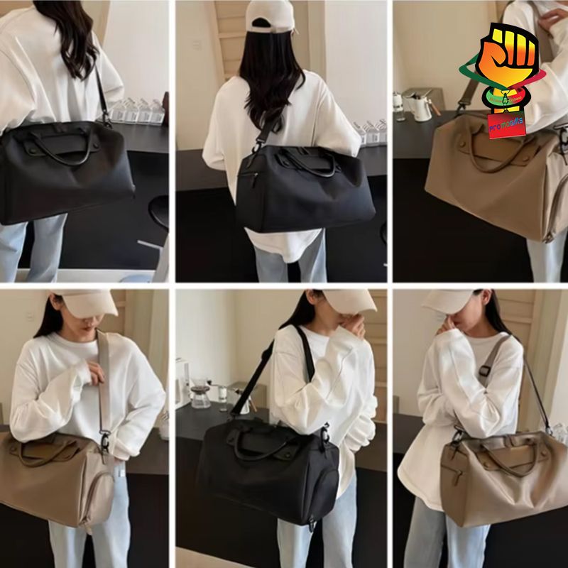 Large Capacity Dry Wet Separation Fitness Bag Waterproof Oxford Cloth Zipper Closure Portable Travel Bag