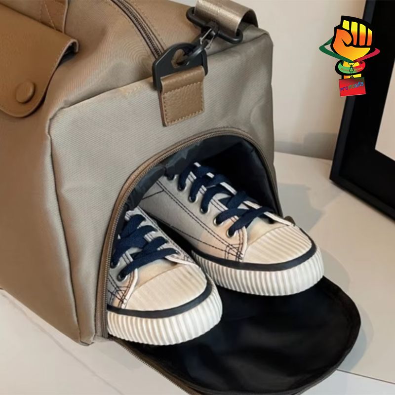 Large Capacity Dry Wet Separation Fitness Bag Waterproof Oxford Cloth Zipper Closure Portable Travel Bag