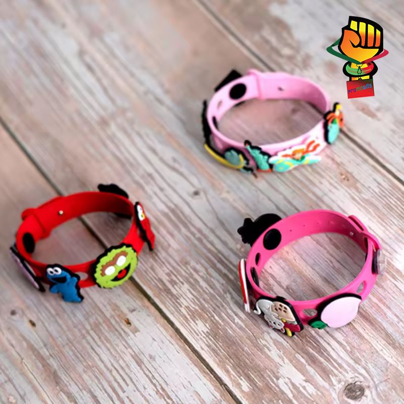 Factory Price 18/21/23cm Rainbow Color Soft PVC Bands with Holes Fit Clog Charm Silicone Wristband Bracelets