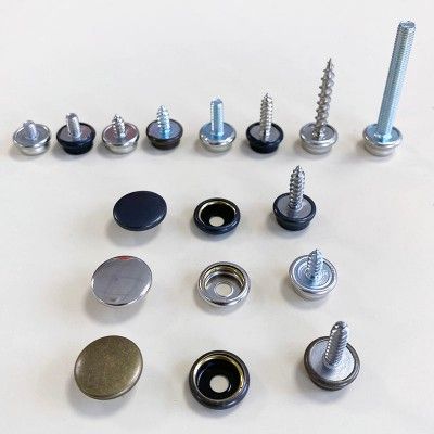 15mm 10 Colors Metal Prong Snap Button Grommets Fasteners Kit DIY for Clothing Crafts